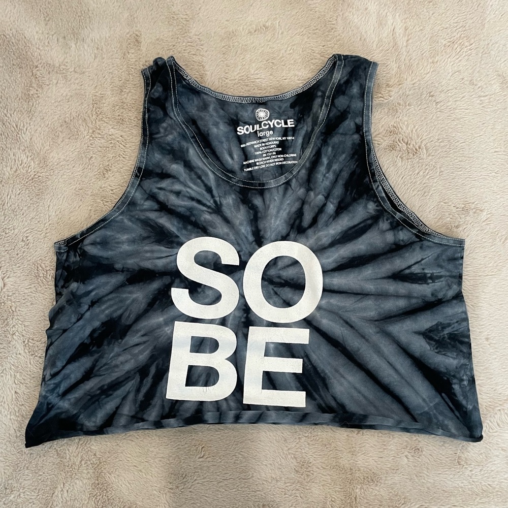 SoulCycle | Call Letter Tie Dye Tank - SOBE